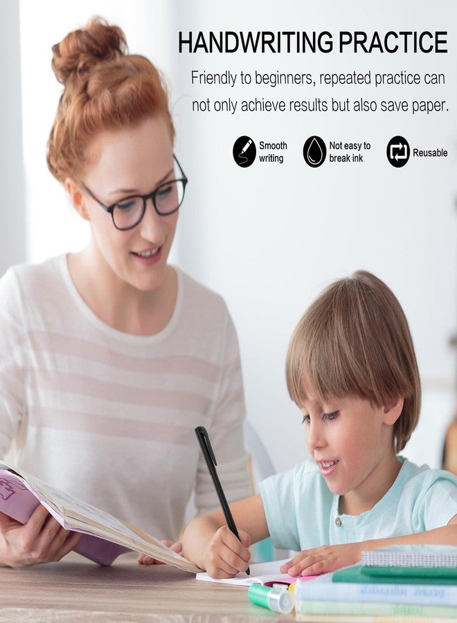 WANFRES 25pcs Magic Pen Refills, Magic grooved Writing Practice for Kids Special Disappearing Ink Pen, Suitable for Beginners to Practice Handwriting, Disappearing Ink Handwriting Book Magic Pen. - Image 5